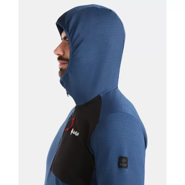  Pánská fleece mikina KILPI SEVELEN-M 1M0202KI TMAVĚ MODRÁ 