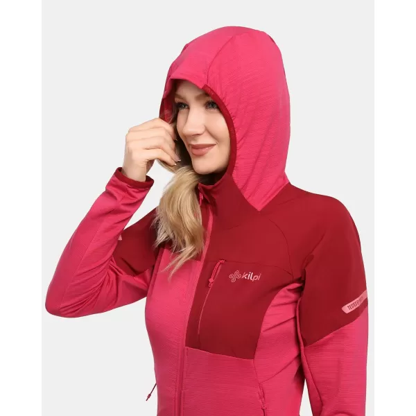  Dámská fleece mikina KILPI MEMPHIS-W 1L0201KI RŮŽOVÁ 