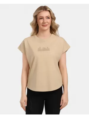 Dámské triko KILPI NELLIM-W 1L0351KI BÉŽOVÁ