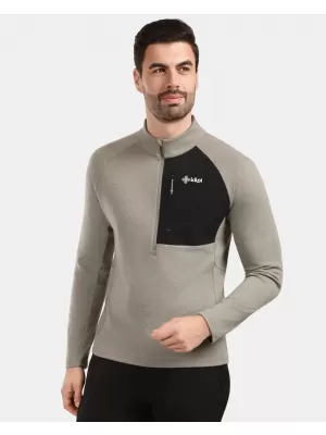 Pánská fleece mikina KILPI MONTALE-M 1M0203KI ZELENÁ