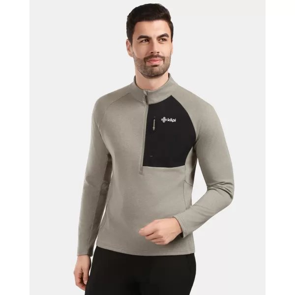  Pánská fleece mikina KILPI MONTALE-M 1M0203KI ZELENÁ 