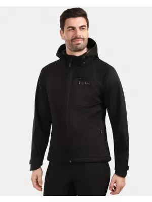 Pánská softshellová bunda KILPI ONTAVIO-M 1M0112KI ČERNÁ