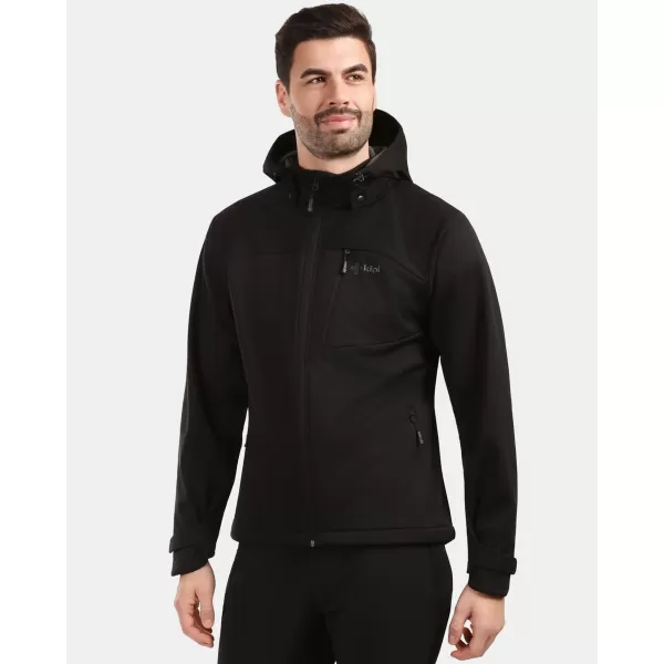  Pánská softshellová bunda KILPI ONTAVIO-M 1M0112KI ČERNÁ 