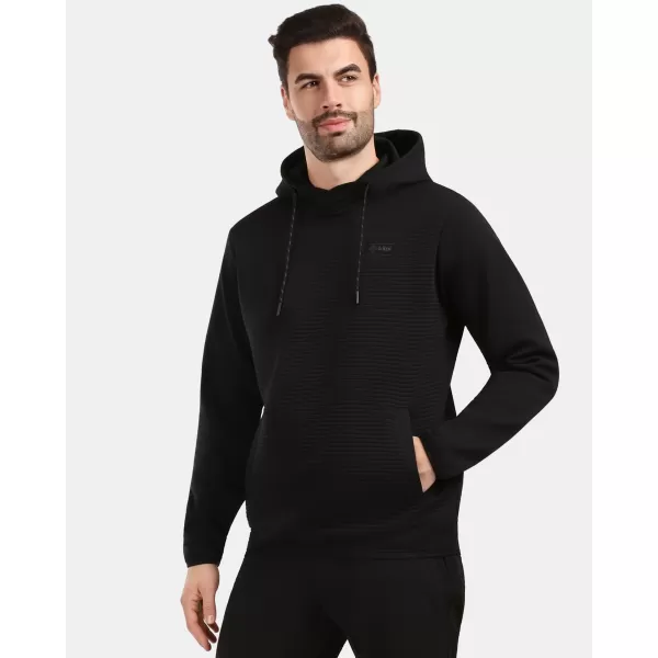  Pánská fleece mikina KILPI DELEG-M 1M0211KI ČERNÁ 