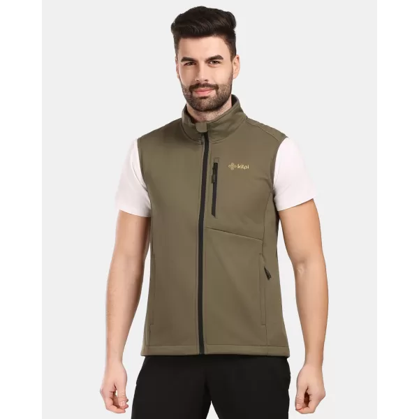  Pánská softshellová vesta KILPI NOIL-M 1M0116KI KHAKI 