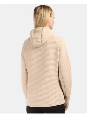 Dámská fleece mikina KILPI TANALI-W 1L0202KI BÉŽOVÁ