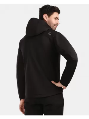 Pánská softshellová bunda KILPI ONTAVIO-M 1M0112KI ČERNÁ