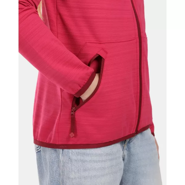  Dívčí fleece mikina KILPI MEMPHIS-JG 1J0202KI RŮŽOVÁ 