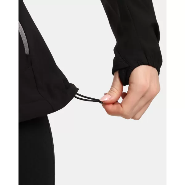  Dámská softshellová bunda KILPI BALEO-W 1L0114KI ČERNÁ 