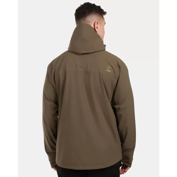  Pánská hardshellová bunda KILPI MONTANA-M 1M0102KI KHAKI 