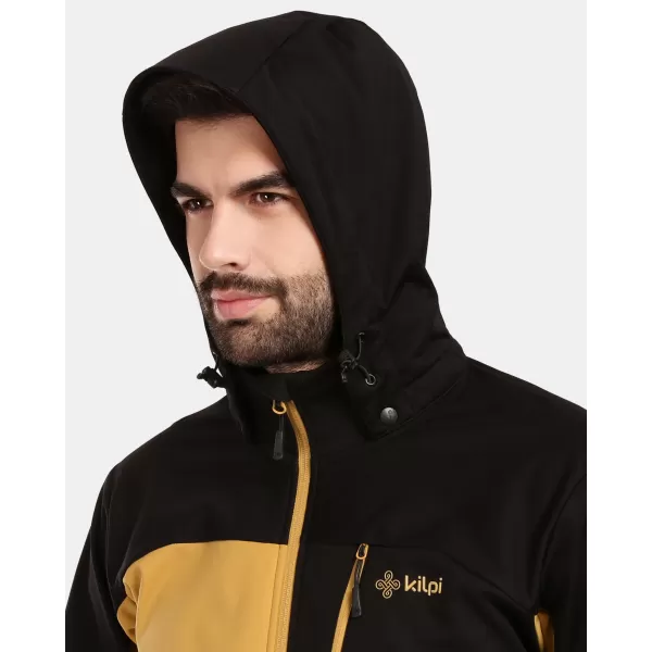  Pánská softshellová bunda KILPI ONTAVIO-M 1M0112KI ZLATÁ 