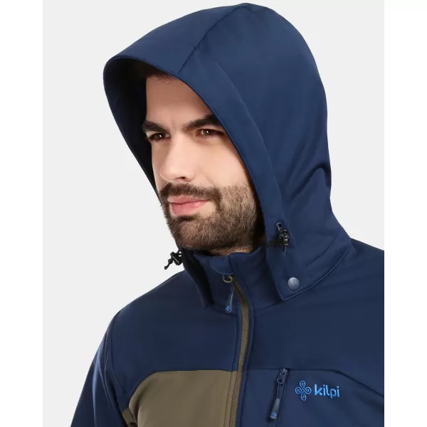  Pánská softshellová bunda KILPI ONTAVIO-M 1M0112KI KHAKI 