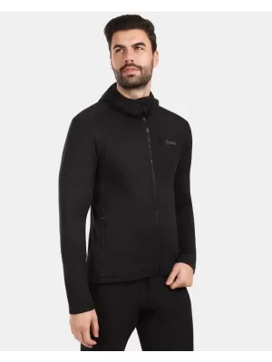 Pánská fleece mikina KILPI SEVELEN-M 1M0202KI ČERNÁ