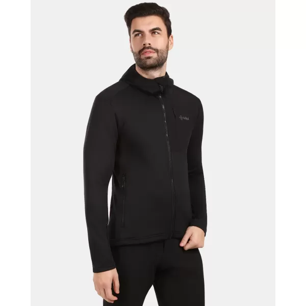  Pánská fleece mikina KILPI SEVELEN-M 1M0202KI ČERNÁ 