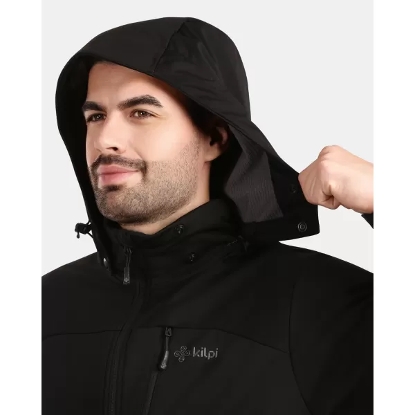  Pánská softshellová bunda KILPI ONTAVIO-M 1M0112KI ČERNÁ 