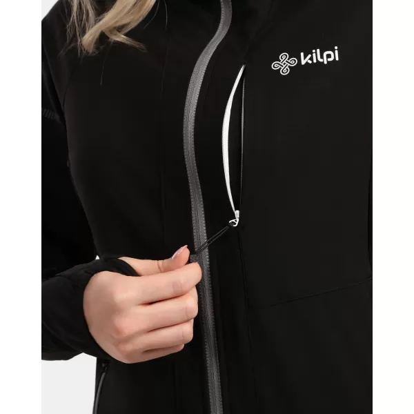  Dámská softshellová bunda KILPI BALEO-W 1L0114KI ČERNÁ 