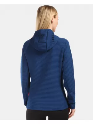 Dámská fleece mikina KILPI TANALI-W 1L0202KI TMAVĚ MODRÁ