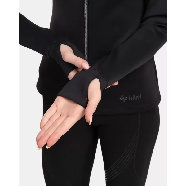  Dámská fleece mikina KILPI LAJEN-W 1L0205KI ČERNÁ 