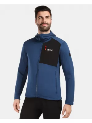 Pánská fleece mikina KILPI SEVELEN-M 1M0202KI TMAVĚ MODRÁ