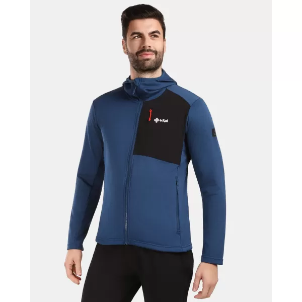  Pánská fleece mikina KILPI SEVELEN-M 1M0202KI TMAVĚ MODRÁ 