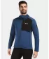 Pánská fleece mikina KILPI SEVELEN-M 1M0202KI TMAVĚ MODRÁ
