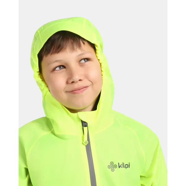  Dětská hardshellová bunda KILPI JALUU-J 1J0180KI ŽLUTÁ 