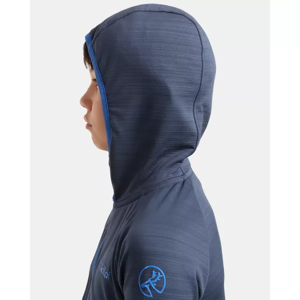  Chlapecká fleece mikina KILPI MEMPHIS-JB 1J0201KI TMAVĚ MODRÁ 
