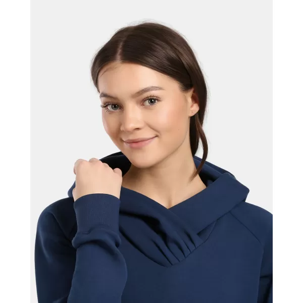  Dámská mikina KILPI HEYDEN-W 1L0209KI TMAVĚ MODRÁ 