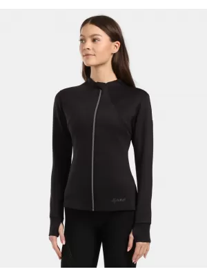 Dámská fleece mikina KILPI LAJEN-W 1L0205KI ČERNÁ