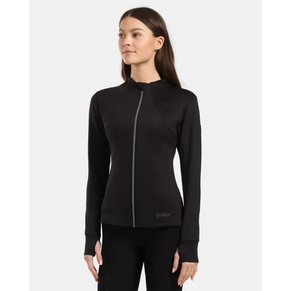  Dámská fleece mikina KILPI LAJEN-W 1L0205KI ČERNÁ 
