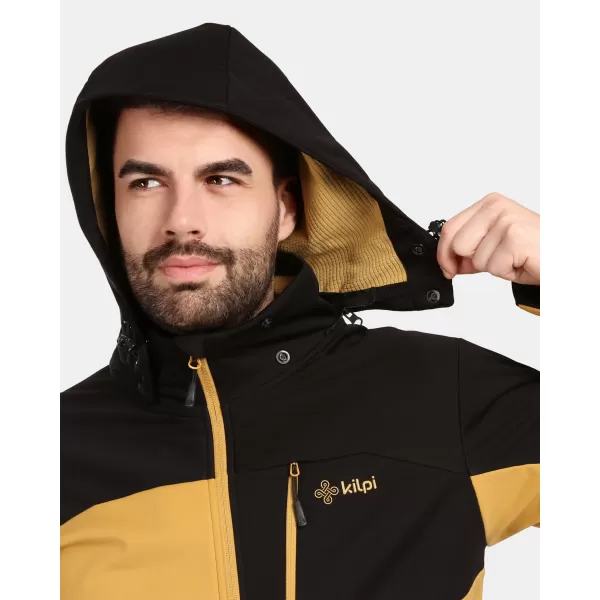  Pánská softshellová bunda KILPI ONTAVIO-M 1M0112KI ZLATÁ 