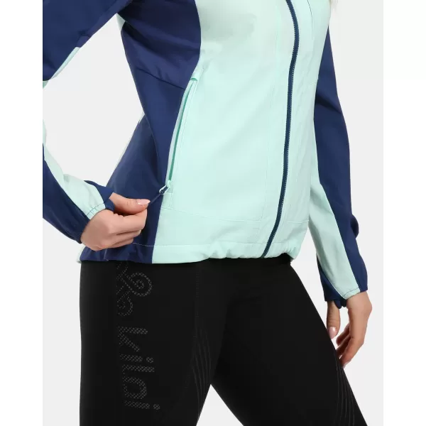  Dámská softshellová bunda KILPI BALEO-W 1L0114KI MINT 
