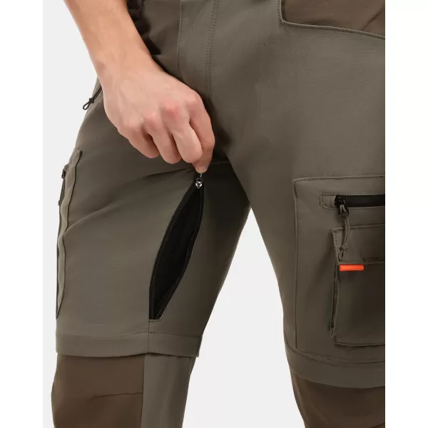  Pánské kalhoty KILPI SURVIVOR-M 1M0403KI ZELENÁ 