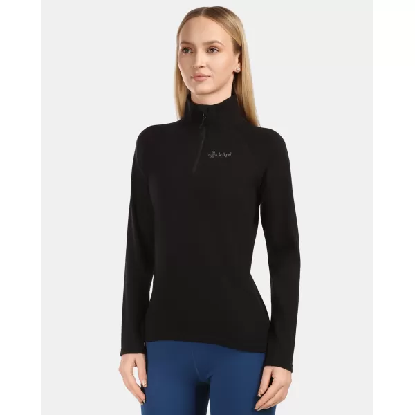  Dámská fleece mikina KILPI MONTALE-W 1L0204KI ČERNÁ 