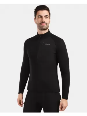 Pánská fleece mikina KILPI MONTALE-M 1M0203KI ČERNÁ