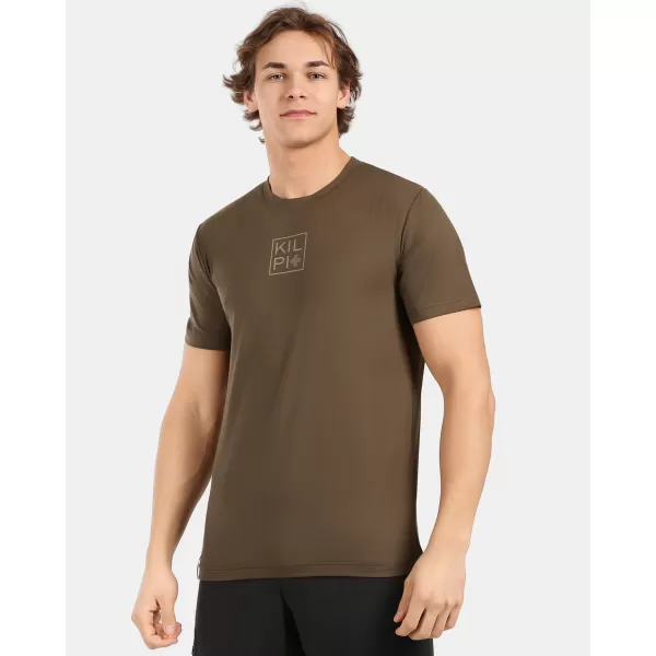 Pánské funkční triko KILPI LISMAIN-M 1M0302KI KHAKI 