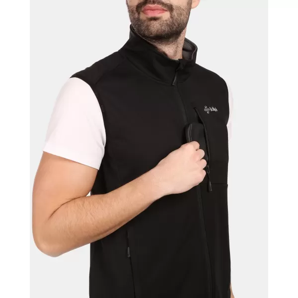  Pánská softshellová vesta KILPI NOIL-M 1M0116KI ČERNÁ 