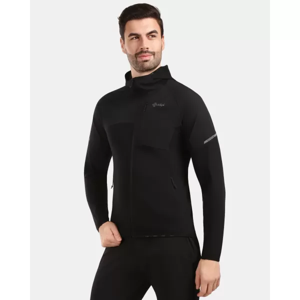  Pánská fleece mikina KILPI NASHVILLE-M 1M0201KI ČERNÁ 