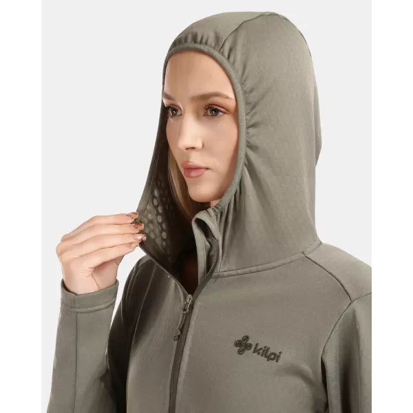  Dámská fleece mikina KILPI SEVELEN-W 1L0203KI ZELENÁ 