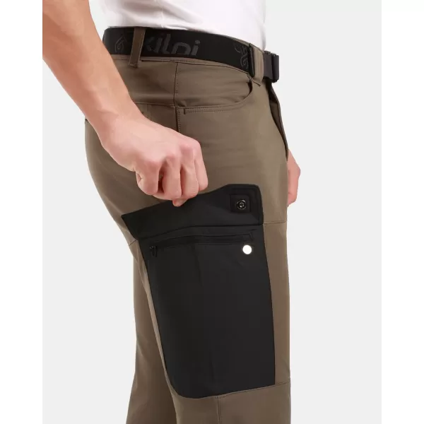  Pánské kalhoty KILPI LIGNE-M 1M0406KI KHAKI 