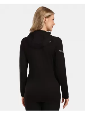 Dámská fleece mikina KILPI MEMPHIS-W 1L0201KI ČERNÁ