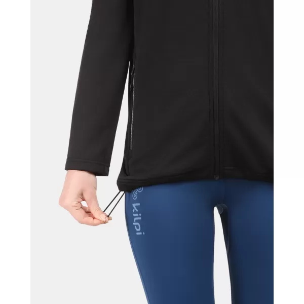  Dámská fleece mikina KILPI SEVELEN-W 1L0203KI ČERNÁ 