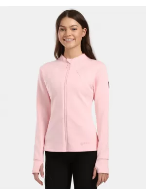 Dámská fleece mikina KILPI LAJEN-W 1L0205KI SVĚTLE RŮŽOVÁ
