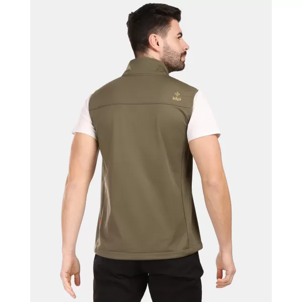  Pánská softshellová vesta KILPI NOIL-M 1M0116KI KHAKI 