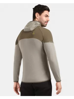 Pánská fleece mikina KILPI NASHVILLE-M 1M0201KI ZELENÁ