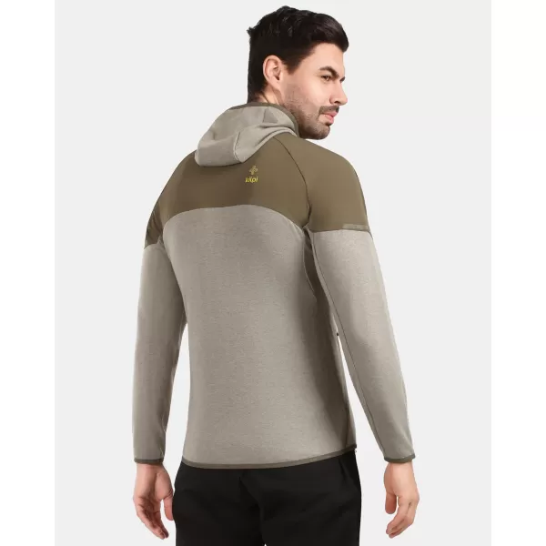  Pánská fleece mikina KILPI NASHVILLE-M 1M0201KI ZELENÁ 