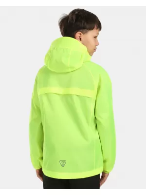 Dětská hardshellová bunda KILPI JALUU-J 1J0180KI ŽLUTÁ