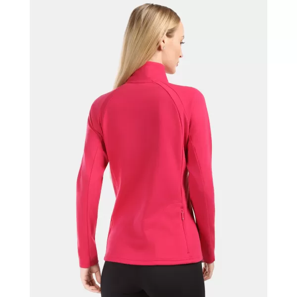  Dámská fleece mikina KILPI MONTALE-W 1L0204KI RŮŽOVÁ 
