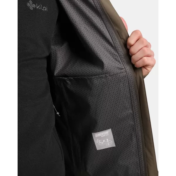  Pánská hardshellová bunda KILPI MONTANA-M 1M0102KI KHAKI 