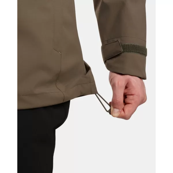  Pánská hardshellová bunda KILPI MONTANA-M 1M0102KI KHAKI 